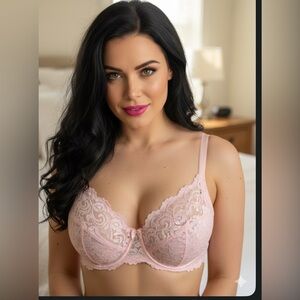 Secret Treasures Blush Lace Bra